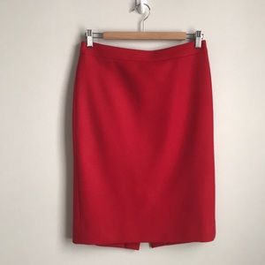 J. Crew No. 2 Pencil Skirt in Double-Serge Wool
